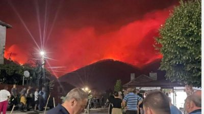 Из-за сильного ветра в горах Пирин распространяются лесные пожары