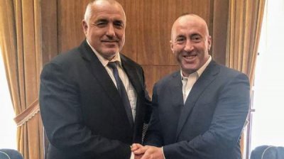 Бойко Борисов встретился с премьером Косово Рамушем Харадинаем