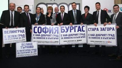 София &ndash; лучший город для проживания в Болгарии