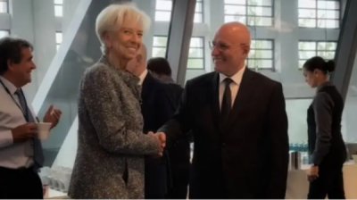 Президент ЕЦБ приветствовала управляющего БНБ за 100 дней до ввода евро