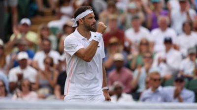 Григор Димитров в 1/8 финала Уимблдон