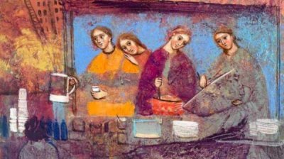 Выставка по поводу Дня независимости Украины в галерее в Пловдиве