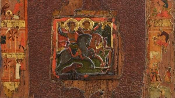 Самая старинная икона в Болгарии – с образами св. Георгия и св. Димитрия