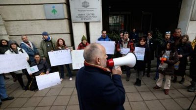Граждане протестовали в поддержку природного парка "Синие камни"