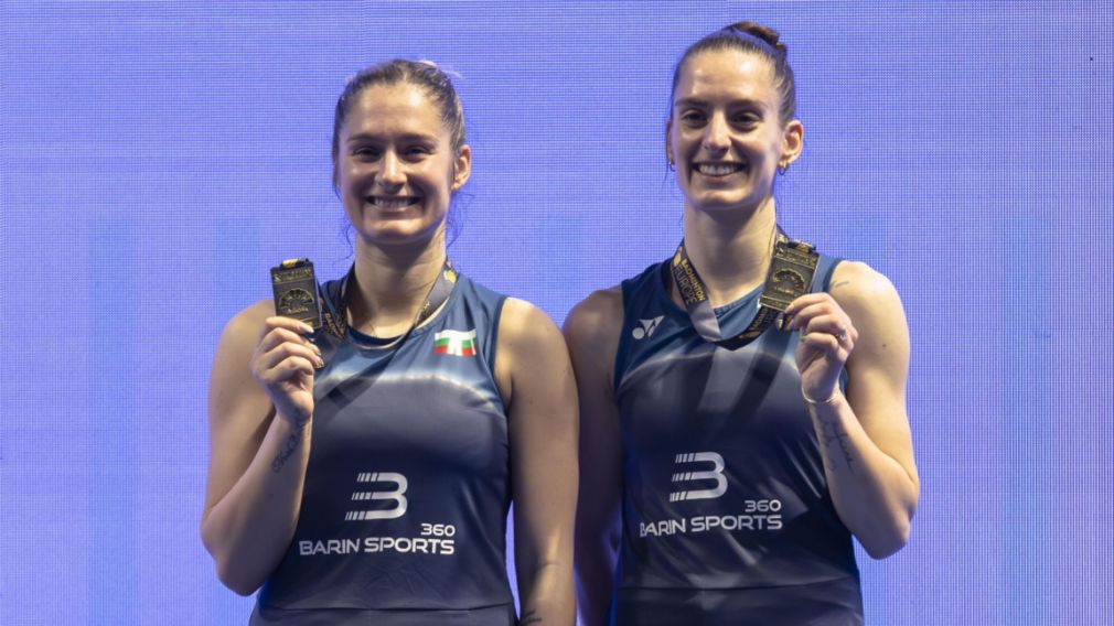 Стефани и Габриэла Стоеви завоевали пятый титул чемпиона Европы по бадминтону!