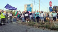 Протестующие перекрыли узловой перекресток между Пловдивом и Хасково
