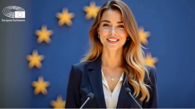 Болгарская AI-инфлюенсер Ахинора поприветствовала депутатов Европарламента