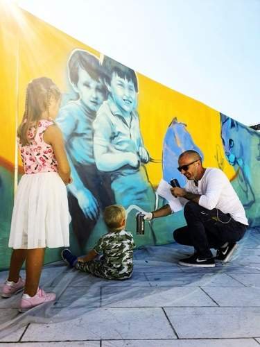 Выставка самых известных граффити художников &laquo;Окно в детство&raquo;