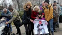 Протест людей с ограниченными возможностями перед Советом министров