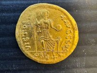 Археологи обнаружили золотую монету времен Юстиниана I