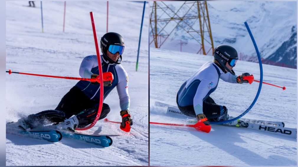 Альберт Попов уже тренируется в Бормио для олимпийского слалома