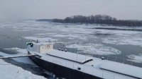 Специалисты рекомендуют ввести ограничения судоходства по Дунаю из-за ледохода