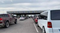 Автомобильные очереди на границе Болгарии с Турцией