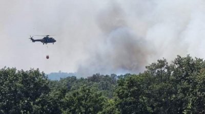 Тушение пожаров в Пирине продолжается