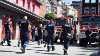 Болгарские пожарные помогли в тушении пожара в Северной Македонии