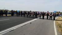 Блокады дорог протестующими шахтерами продолжаются