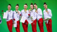 У Болгарии снова золото в групповом многоборье по художественной гимнастике