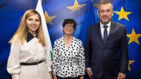 Министры Велислава Петрова и Георги Пеев встретились с еврокомиссаром Мартой Кос