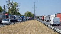 На пограничном пункте &quot;Дунай мост&quot; у Русе на границе с Румынией образовались пробки